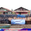 Hadirkan Semangat Pengabdian di Kampung Nelayan, Danlanal Dumai Pimpin Aksi Bakti Sosial dan Bersih Pantai