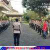 Jelang Pergantian Tugas Piket Jaga di Mako, Sat Lantas Polres Karangasem Ikuti Apel Serah Terima Tugas Jaga