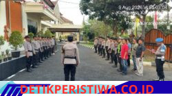 Jelang Pergantian Tugas Piket Jaga di Mako, Sat Lantas Polres Karangasem Ikuti Apel Serah Terima Tugas Jaga