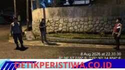 Jaga Situasi Kamtibmas  di Simpang Tiga Wates Tengah Agar Tetap Kondusif, Polsek Selat Tingkatkan Blue Light Patrol