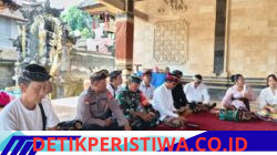 Polsek Sidemen Hadiri Undangan Upacara Rsi Gana Mendem Pedagingan, di Desa Talibeng