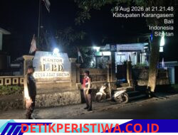 Cegah Gangguan Kamtibmas pada Malam Hari, Polsek Bebandem Gencar Gelar Patroli Barcoda