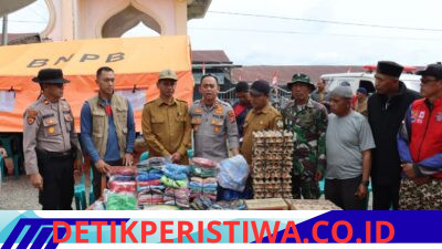 Korban Kebakaran Jeget Ayu Dapat Bantuan Sembako dan Layanan Kesehatan dari Polres Aceh Tengah