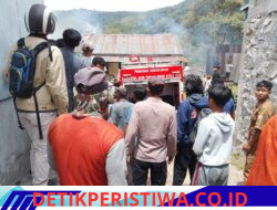 Tiga Rumah di Wih Bakong Terbakar, Polisi, Damkar dan Warga Bergerak Cepat Jinakkan Api