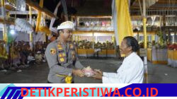 Kapolres Karangasem Hadiri Puncak Upacara Dewa Yadnya Usaba Sri, di Desa Adat Bungaya