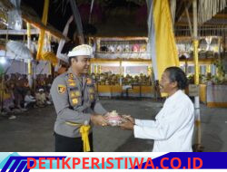 Kapolres Karangasem Hadiri Puncak Upacara Dewa Yadnya Usaba Sri, di Desa Adat Bungaya