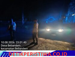 Ciptakan Rasa Aman dan Nyaman kepada Masyarakat pada Malam Hari, Polsek Bebandem Gelar Blue Light Patrol di Jalur Rawan dan Kawasan Pasar