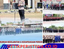 Brigjen Pol. Murry Miranda, S.I.K., M.H., Pimpin Apel di Mapolres Belitung Timur.
