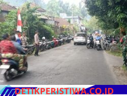 Pastikan Berjalan Lancar, Polsek Sidemen Amankan Lomba HUT Kemerdekaan RI ke-81
