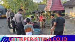 Bentuk Perhatian kepada Warga Manistutu yang Terdampak Musim Kemarau, Polres Jembrana Distribusikan Bantuan 12 Ribu Liter Air Bersih