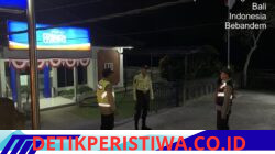 Cegah Aksi Kriminalitas Malam Hari, Polsek Bebandem Gelar Patroli Barcode Menyisir Jalur Rawan dan Objek Vital