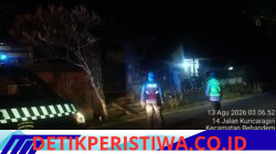 Cegah Tindak Kejahatan Dini Hari, Polsek Bebandem Gelar Blue Light Patrol Sisir Pemukiman Penduduk dan Jalur Rawan