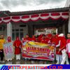 Semarak HUT RI ke-81, Puskesmas Jangka Gelar Jalan Santai dengan Nuansa Merah Putih