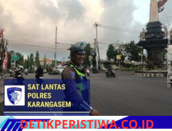 Ciptakan Kelancaran Arus Lalu Lintas, Personil Lantas Rutin Lakukan Gatur  Lalin di Ktl 2