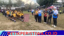 Sinergi Forkopimcam dan Warga Bebandem Meriahkan Jalan Santai HUT RI ke-81 di Lapangan Melawa