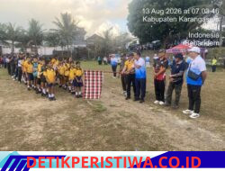 Sinergi Forkopimcam dan Warga Bebandem Meriahkan Jalan Santai HUT RI ke-81 di Lapangan Melawa