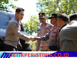 Wakapolres Karangasem Dampingi Kapolda Bali, Saat Hadiri Peresmian Jembatan Merah Putih Presisi secara Virtual
