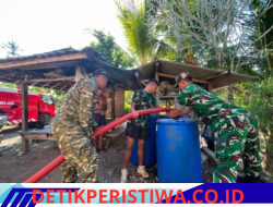 Respon Cepat Tanggap Darurat TNI, Perkuat Sinergi Kodim 1617/Jembrana dan Yonif 741/GN Distribusikan Air Bersih kepada Warga Terdampak di Banjar Sekar Kejula, Desa Yehembang Kauh