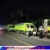 Melalui Giat Blue Light Patrol, Unit Turjagwali Polres Karangasem Berikan Himbauan kepada Sopir Truk tidak Parkir di Bahu Jalan