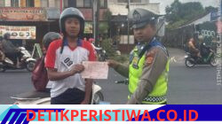 Tekan Angka Pelanggaran Lalulintas, Satlantas Polres Karangasem Berlakukan Tilang Manual