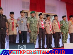 Danlanal Bintan Hadiri Upacara Peringatan Hari Pramuka Ke-65 Tingkat Provinsi Kepri