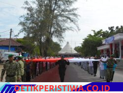 Kirab Bendera Merah Putih 81 Meter Di Kota Langsa Sebagai Bentuk Refleksi Semangat Kemerdekaan