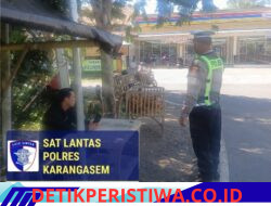 Pastikan Ketertiban dalam Berlalulintas, Satlantas Polres Karangasem Lakukan Patrol di Jalan Raya Ujung-Seraya