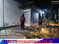 Pastikan Situasi Malam Tetap Aman dan Kondusif, Personel Polsek Selat Intensifkan Giat Blue Light Patrol di Tengah Masyarakat