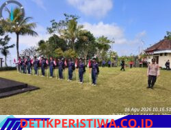 Semarakan HUT Kemerdekaan RI ke-81, Forkopincam Bebandem Kawal Ketat Pengamanan dan Monitoring Kegiatan Pelacakan di Tugu Pahlawan Tanah Aron
