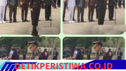 Kapolres OKU Timur Jadi Irup Upacara, di Taman Makam Pahlawan