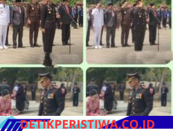 Kapolres OKU Timur Jadi Irup Upacara, di Taman Makam Pahlawan
