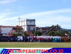 Mahasiswa STIKes PNAD Ikuti Upacara HUT Kemerdekaan RI di Kecamatan Wih Pesam