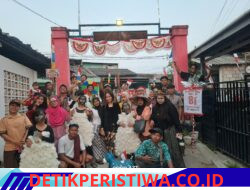 Semarak kegiatan 17 Agustus dengan Jalan Santai Pondok Sukatani Permai RW 003 Kel Sukatani Kecamatan Rajeg