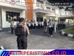 Antisipasi Pelanggaran Personil Dalam Pelaksanaan Tugas, Sat Lantas Laksanakan Apel Serah Terima Tugas Jaga