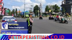 Ciptakan Kelancaran Arus Lalu Lintas, Personil Lantas Lakukan Gatur Lalin di Ktl 2
