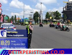 Ciptakan Kelancaran Arus Lalu Lintas, Personil Lantas Lakukan Gatur Lalin di Ktl 2