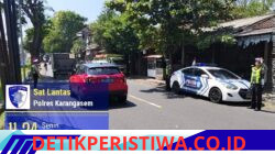 Cegah Truk Parkir Sembarangan, Satlantas Polres Karangasem Lakukan Gatur Lalin di Sepanjang Jalur Obyek Wisata Candidasa