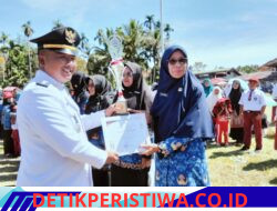 Semarak HUT RI ke 81 di Lapangan Meriah Jaya,SMA Negeri 1 Timang gajah Raih Juara 1 Lomba Kebersihan