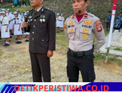 Polsek Sidemen Jadi Perangkat Upacara HUT ke-81 Kemerdekaan RI di Kecamatan Sidemen