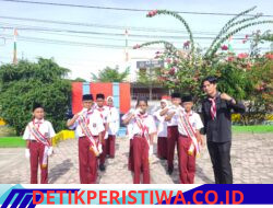 Upacara HUT ke-81 RI di SD Negeri 1 Lampoh Saka Berlangsung Khidmat
