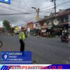 Pastikan Arus Lalulintas Aman Lancar terkendali, Personil Lantas Laksanakan Tugas Gatur Lalin di BTN Taman Asri Karangasem 