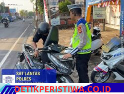 Tekan Angka Pelanggaran Lalulintas, Sat Lantas Polres Karangasem  Berikan Teguran Tertulis, Sasar Penegndara Roda 2 Tanpa Kelengkapan Komponen