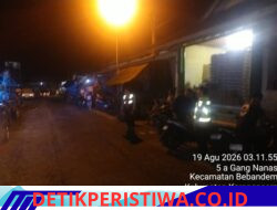 Cegah Aksi Kriminalitas Dini Hari, Polsek Bebandem Gelar Blue Light Patrol di Jalur Rawan dan Pasar