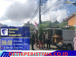 Sat Lantas Karangasem Permudah Masyarakat Pesangkan Selat Bayar Pajak Kendaraan, Melalui Layanan SAMSAT Keliling 