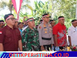 Dukung Swasembada Pangan Nasional, Kapolres Karangasem Bersama Forkopimda Ikuti Penanaman Bawang Putih Serentak secara Virtual