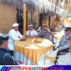 Keharmonisan Kanit Binmas bersama Ps. Ka SPKT I, saat Wakili Kapolsek Sidemen Hadiri Upacara Pitra Yadnya Ngaben dan Ngeroras