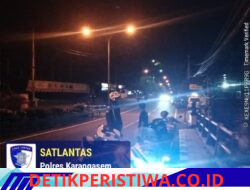 Melalui Giat Blue Light Patrol Satlantas Polres Karangasem, Tegakkan Disiplin Lalu Lintas Demi Keselamatan Pengguna Jalan