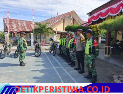Polsek dan Koramil 07 Jangka Gelar Patroli, Komit Sinergi Jaga Keamanan