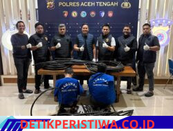 Dua Terduga Pelaku Pencurian Kabel PLN di Aceh Tengah Diamankan Polisi
