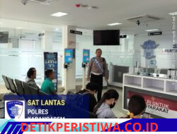 Tingkatkan Kualitas Layanan SIM,  Satlantas Polres Karangasem Edukasi Etika Berkendara dalam  Berlalulintas kepada Pemohon SIM 